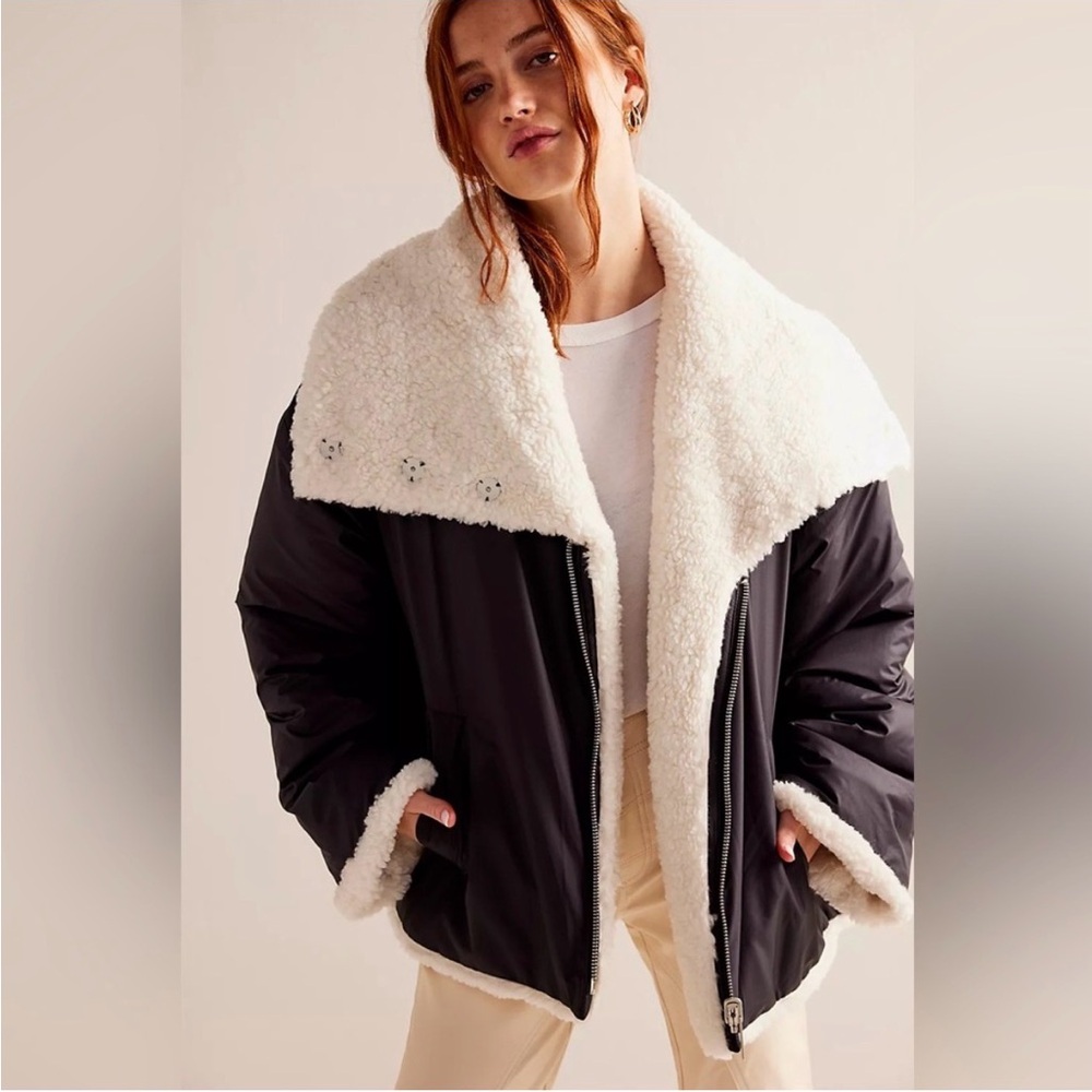 Free People | We The Free Isra Cozy Puffer Jacket - Reversible NWOT - Picture 8 of 13